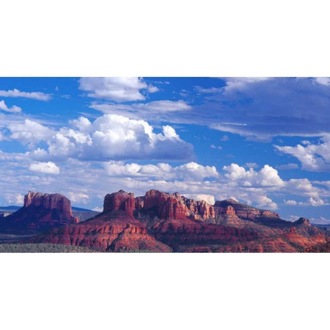 Sedona II White Modern Wood Framed Art Print by Leahy, Ike
