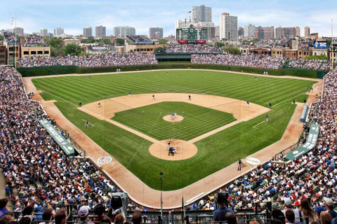 At the Ballpark Black Ornate Wood Framed Art Print with Double Matting by Malvin, Larry