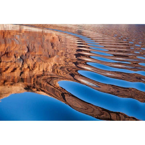 Lake Powell I Black Modern Wood Framed Art Print with Double Matting by Mahan, Kathy