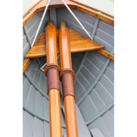 On the Boat III Black Modern Wood Framed Art Print by Mahan, Kathy