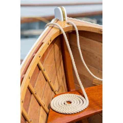 On the Boat IV Gold Ornate Wood Framed Art Print with Double Matting by Mahan, Kathy