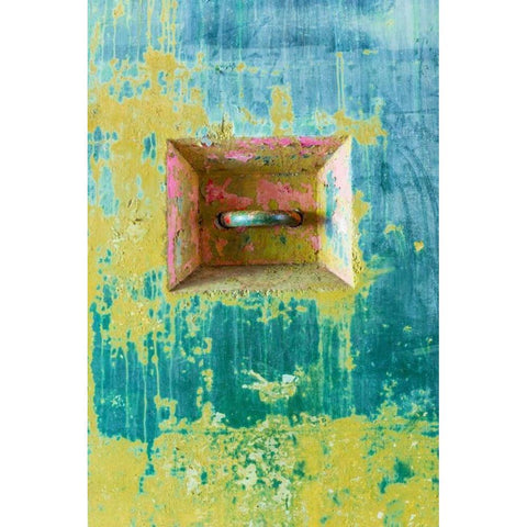 Abstract Paint II Gold Ornate Wood Framed Art Print with Double Matting by Mahan, Kathy