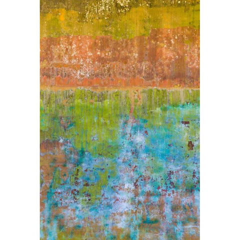 Color II White Modern Wood Framed Art Print by Mahan, Kathy