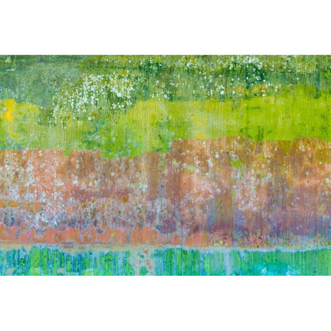 Color V Black Modern Wood Framed Art Print with Double Matting by Mahan, Kathy