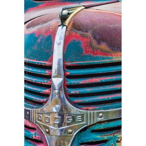 Truck Detail III Gold Ornate Wood Framed Art Print with Double Matting by Mahan, Kathy