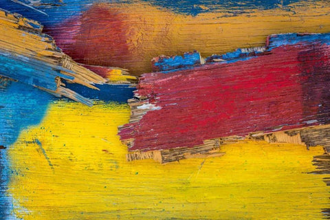 Painted Wood White Modern Wood Framed Art Print with Double Matting by Mahan, Kathy