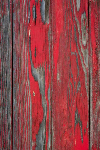 Distressed I White Modern Wood Framed Art Print with Double Matting by Mahan, Kathy