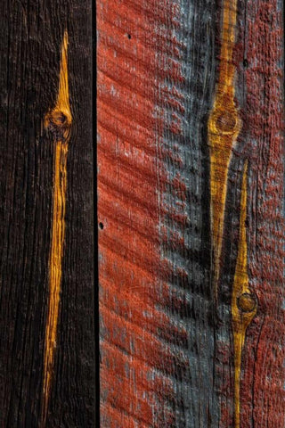 Distressed II Black Ornate Wood Framed Art Print with Double Matting by Mahan, Kathy