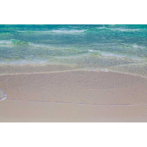 Tropical Beach II Black Modern Wood Framed Art Print by Mahan, Kathy