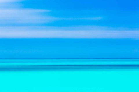 Tropical Abstract VI White Modern Wood Framed Art Print with Double Matting by Mahan, Kathy