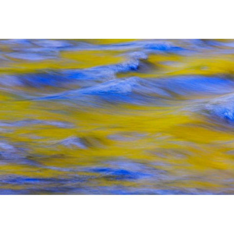 Sunrise On Icicle Creek Gold Ornate Wood Framed Art Print with Double Matting by Mahan, Kathy