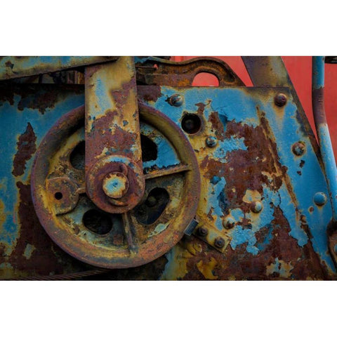 Historic Railroad VI Black Modern Wood Framed Art Print with Double Matting by Mahan, Kathy