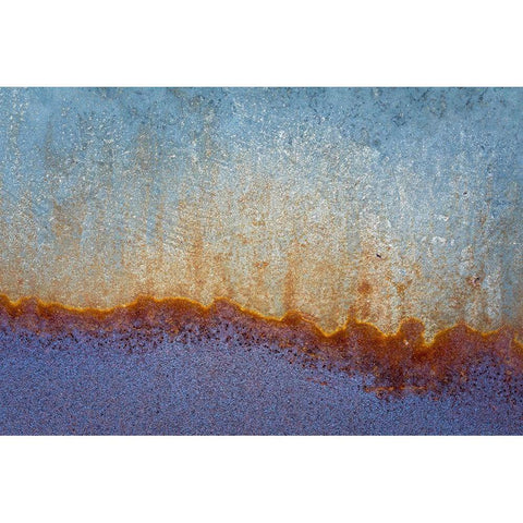Metal Patterns I White Modern Wood Framed Art Print by Mahan, Kathy