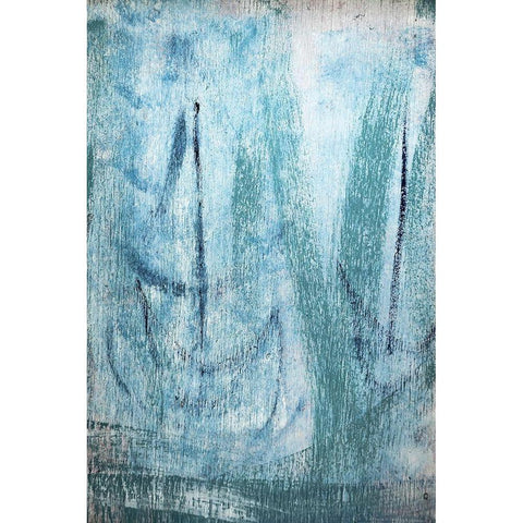 Grenada Abstract II Gold Ornate Wood Framed Art Print with Double Matting by Mahan, Kathy