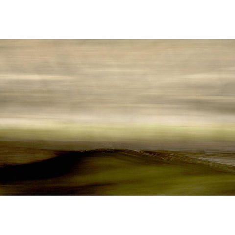 Streaked Horizon I White Modern Wood Framed Art Print by Millet, Karyn