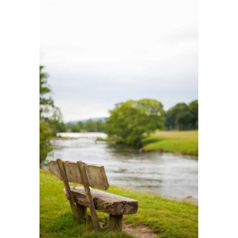 Place to Sit I Black Modern Wood Framed Art Print by Millet, Karyn