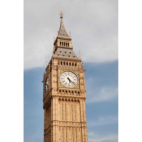 Big Ben I White Modern Wood Framed Art Print by Millet, Karyn