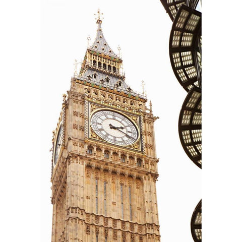 Big Ben VII Gold Ornate Wood Framed Art Print with Double Matting by Millet, Karyn