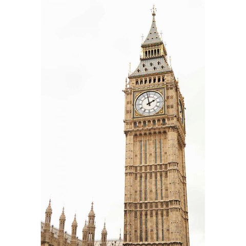 Big Ben X White Modern Wood Framed Art Print by Millet, Karyn