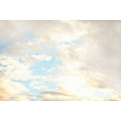 In the Clouds I Black Modern Wood Framed Art Print with Double Matting by Millet, Karyn