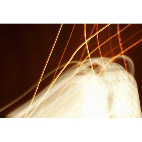Dancing Lights I Gold Ornate Wood Framed Art Print with Double Matting by Millet, Karyn