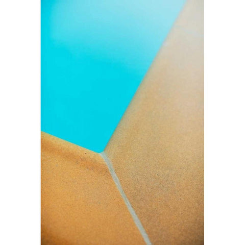 The Pool Black Modern Wood Framed Art Print with Double Matting by Millet, Karyn