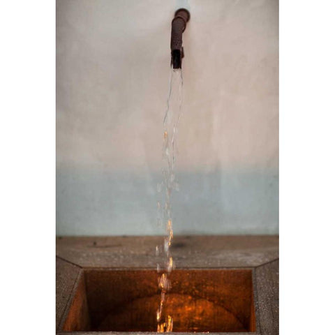 Fountain II Black Modern Wood Framed Art Print by Millet, Karyn