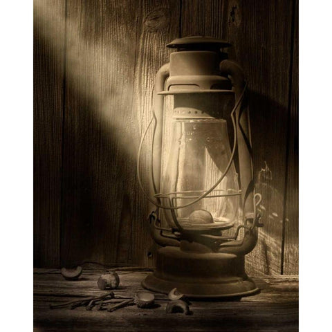 Yesterdays Light Black Modern Wood Framed Art Print with Double Matting by McNemar, C. Thomas