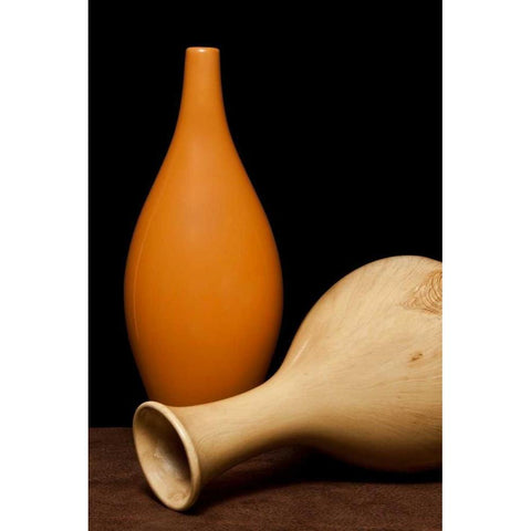 Bud Vases II Gold Ornate Wood Framed Art Print with Double Matting by McNemar, C. Thomas