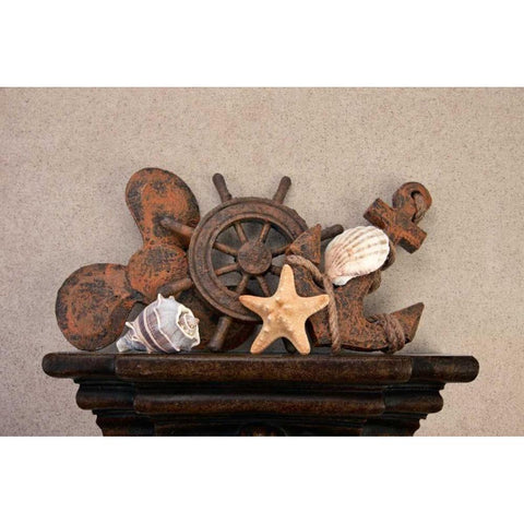 Nautical Still Life I Gold Ornate Wood Framed Art Print with Double Matting by McNemar, C. Thomas