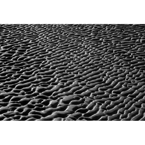 Texture Sand VI Black Modern Wood Framed Art Print with Double Matting by Peterson, Lee