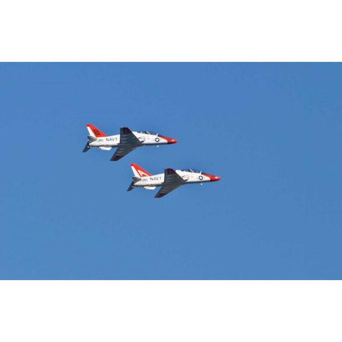 Air Show II Black Modern Wood Framed Art Print by Peterson, Lee