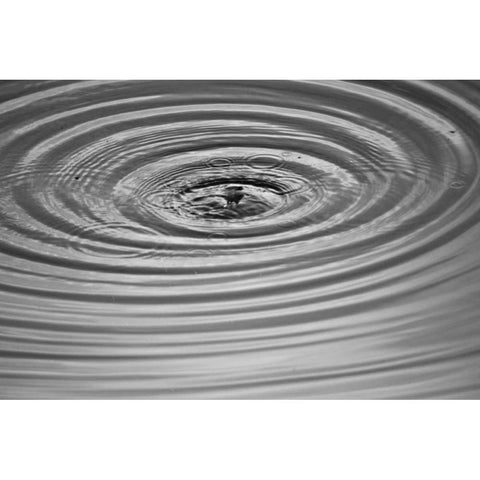 Ripples II White Modern Wood Framed Art Print by Putman, Tammy