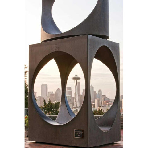 Kerry Park I Black Modern Wood Framed Art Print by Stefko, Bob