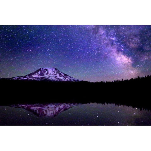 Milky Way White Modern Wood Framed Art Print by Taylor, Douglas