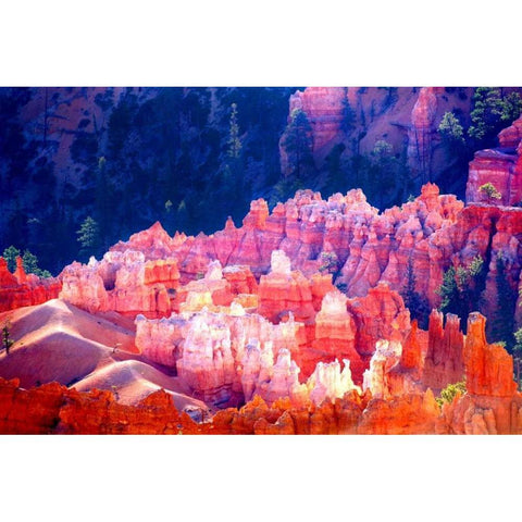 Bryce Canyon Sunrise II White Modern Wood Framed Art Print by Taylor, Douglas