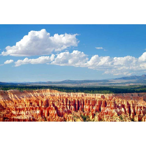 Bryce Canyon II White Modern Wood Framed Art Print by Taylor, Douglas