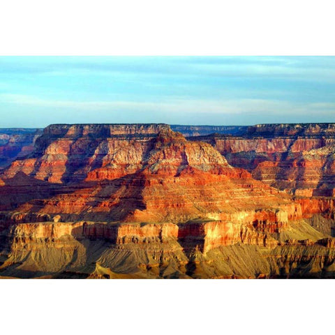 Grand Canyon Dawn I White Modern Wood Framed Art Print by Taylor, Douglas