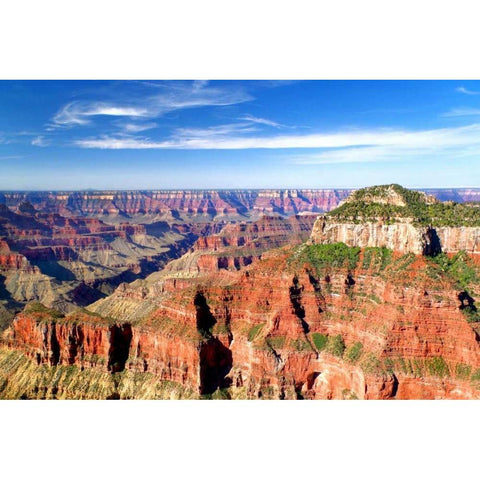 Grand Canyon Dawn II White Modern Wood Framed Art Print by Taylor, Douglas