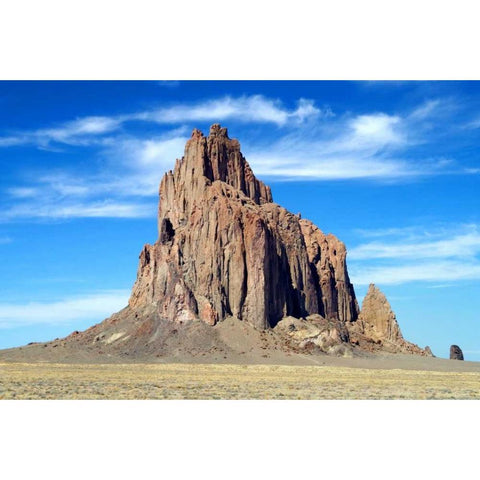 Shiprock Gold Ornate Wood Framed Art Print with Double Matting by Taylor, Douglas