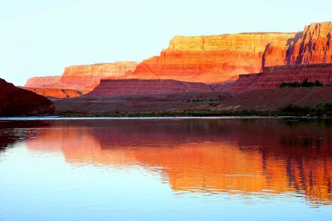 Vermillion Cliffs II Black Ornate Wood Framed Art Print with Double Matting by Taylor, Douglas