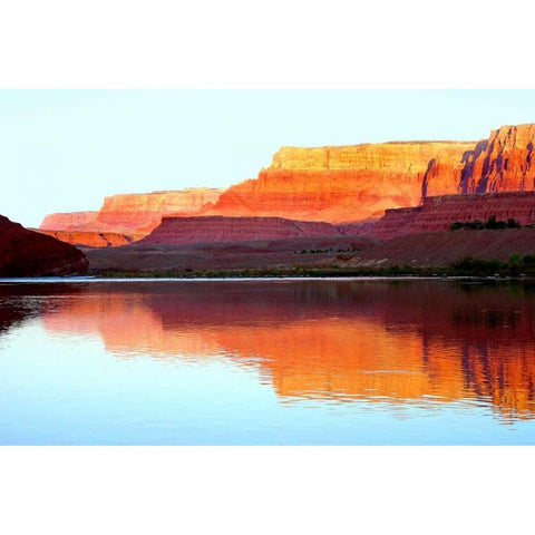 Vermillion Cliffs II Gold Ornate Wood Framed Art Print with Double Matting by Taylor, Douglas