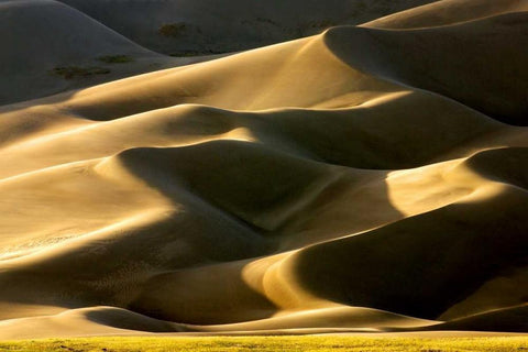 Great Sand Dunes II White Modern Wood Framed Art Print with Double Matting by Taylor, Douglas