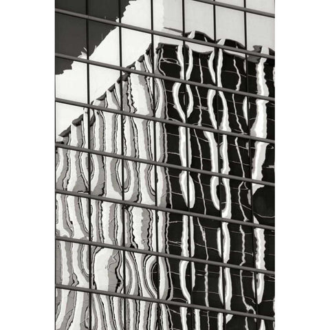 Architectural Glass BW White Modern Wood Framed Art Print by Taylor, Douglas