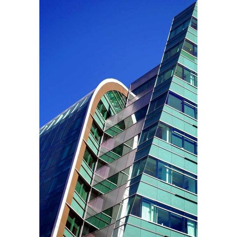 Urban Design White Modern Wood Framed Art Print by Taylor, Douglas