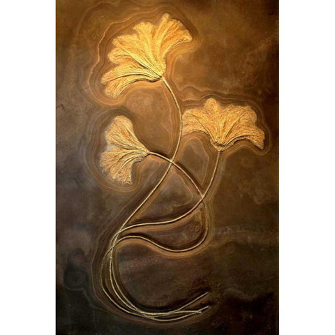 Crinoids I Gold Ornate Wood Framed Art Print with Double Matting by Taylor, Douglas