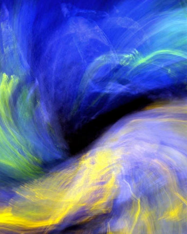 Black Opal White Modern Wood Framed Art Print with Double Matting by Taylor, Douglas