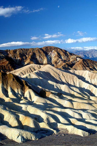 Zabriskie Point II Black Ornate Wood Framed Art Print with Double Matting by Taylor, Douglas