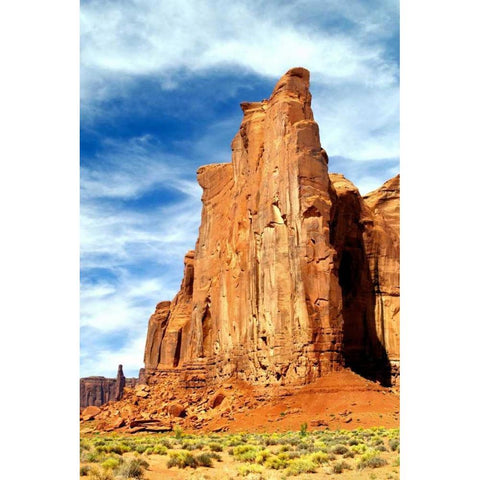 Monument Valley I Black Modern Wood Framed Art Print by Taylor, Douglas