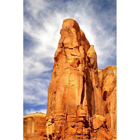 Spearhead Mesa White Modern Wood Framed Art Print by Taylor, Douglas
